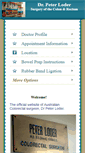 Mobile Screenshot of drpeterloder.com